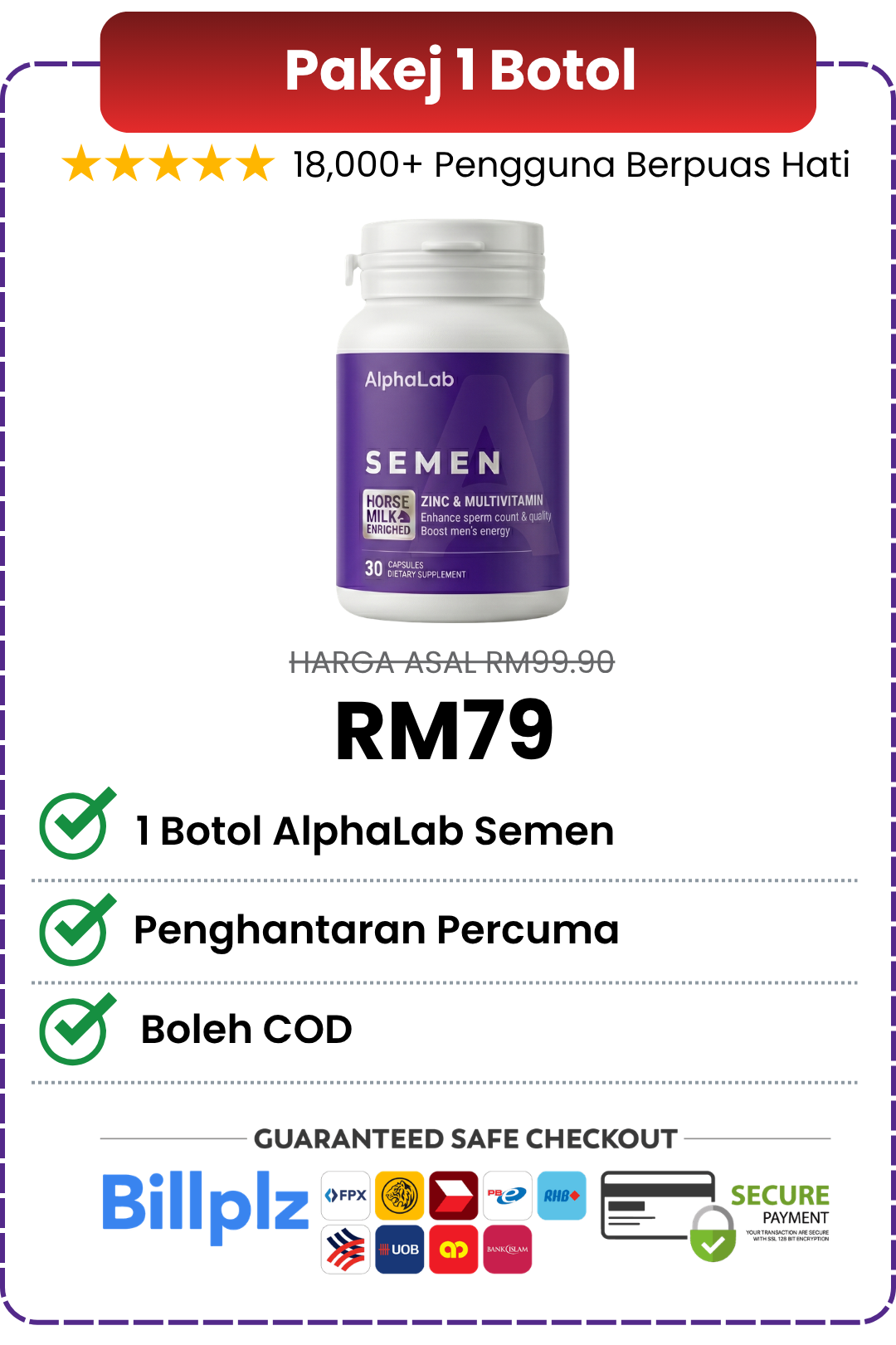 Combo 1 Botol