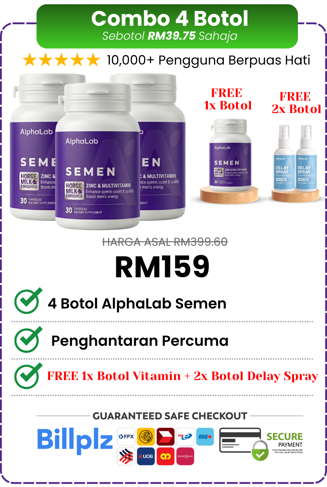Combo 4 Botol