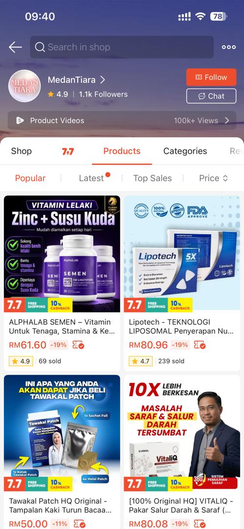 Kedai Shopee Tidak Sah 3